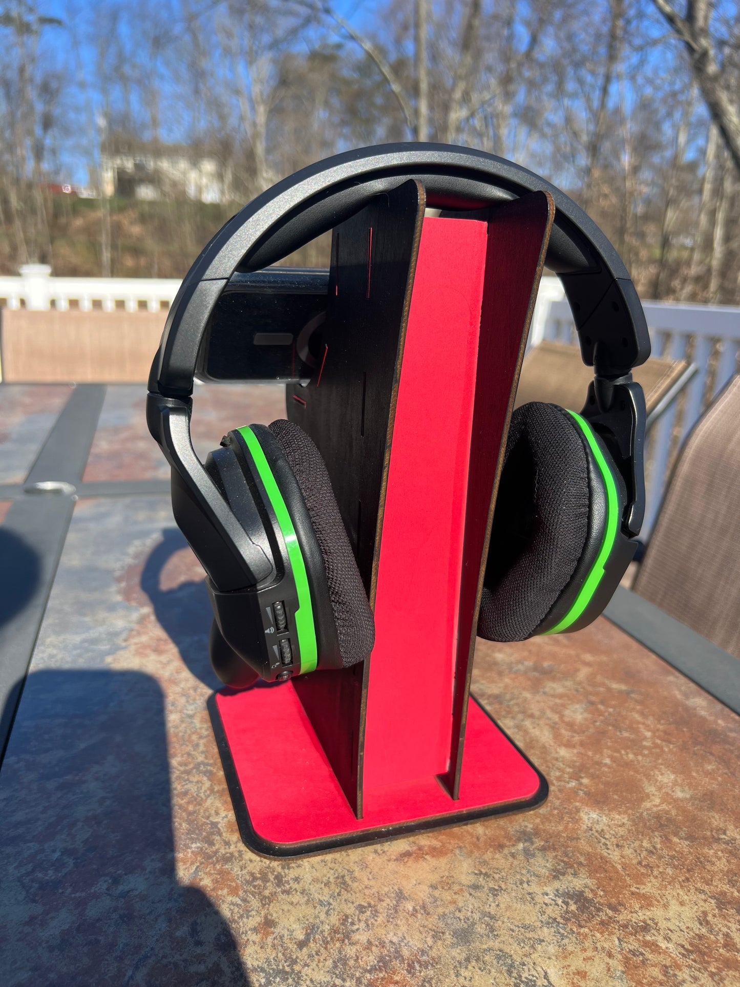 Headset & Controller Wood Stand