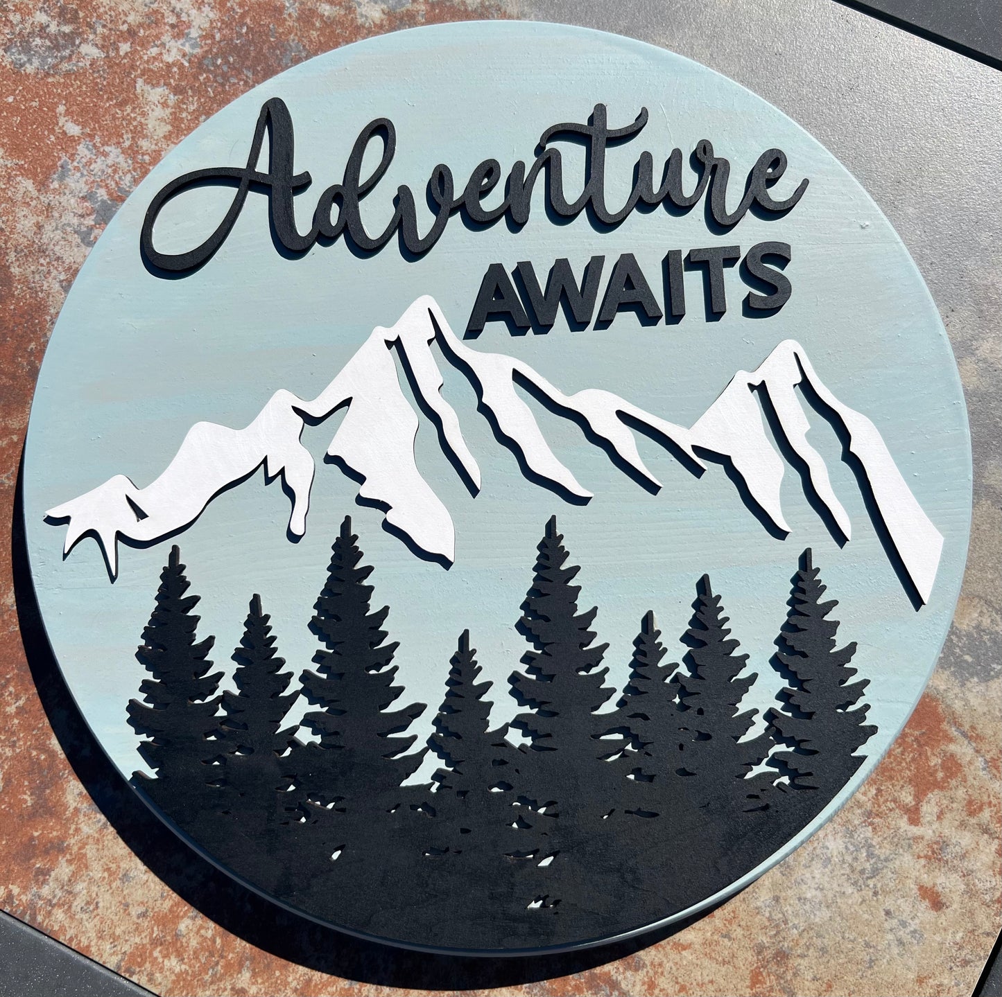 Adventure Awaits 12" Round