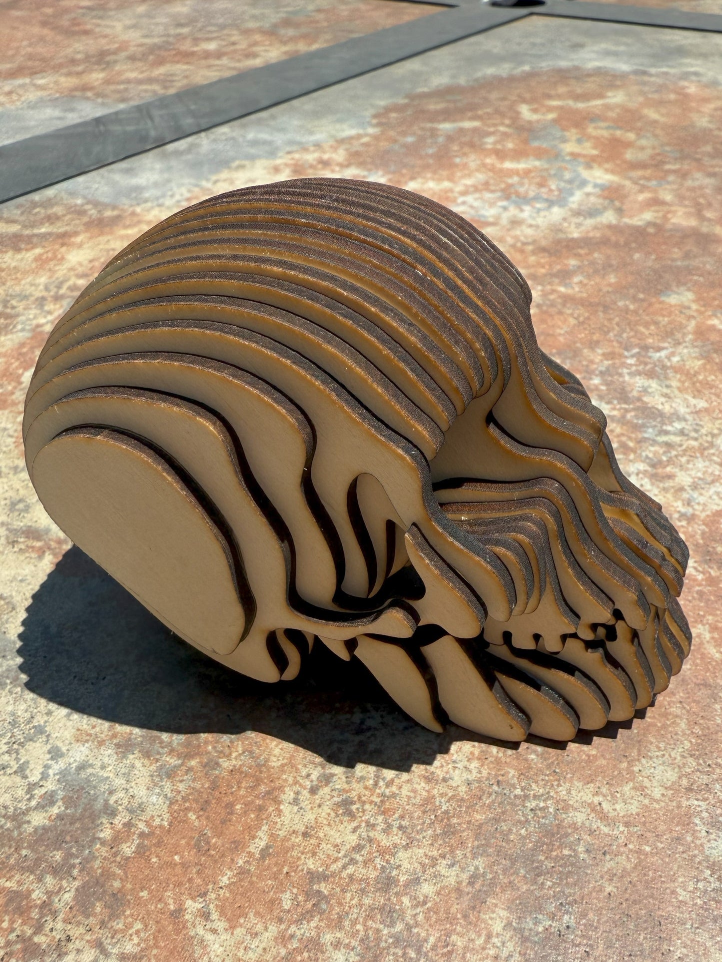 Small Wooden Skull