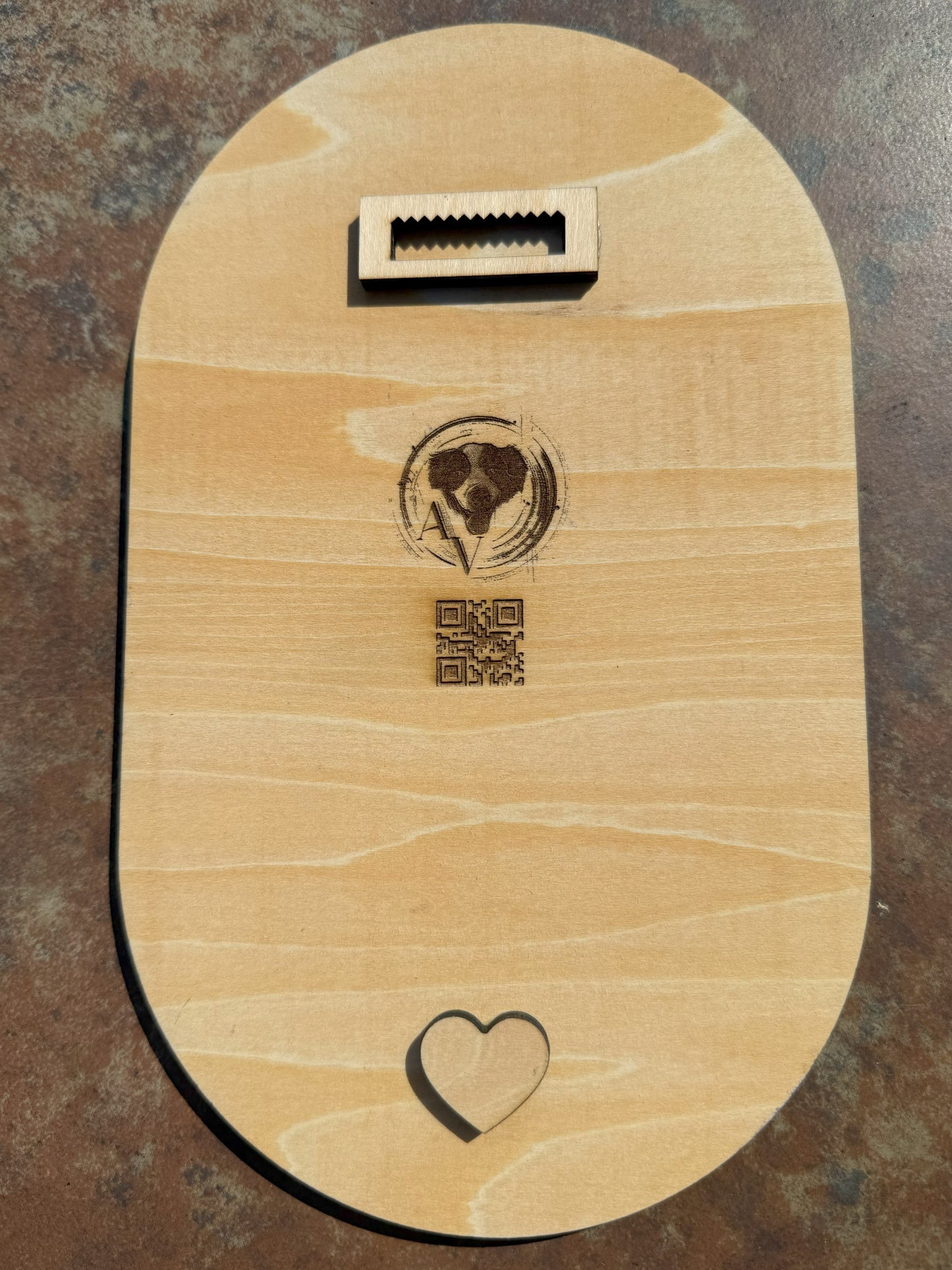 Snake Oval Wood Art